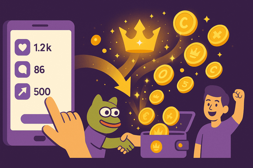 Engage to Earn Flow Visualization