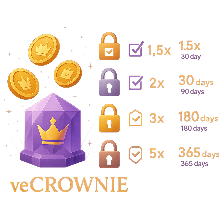 Governance Locks and veCROWNIE
