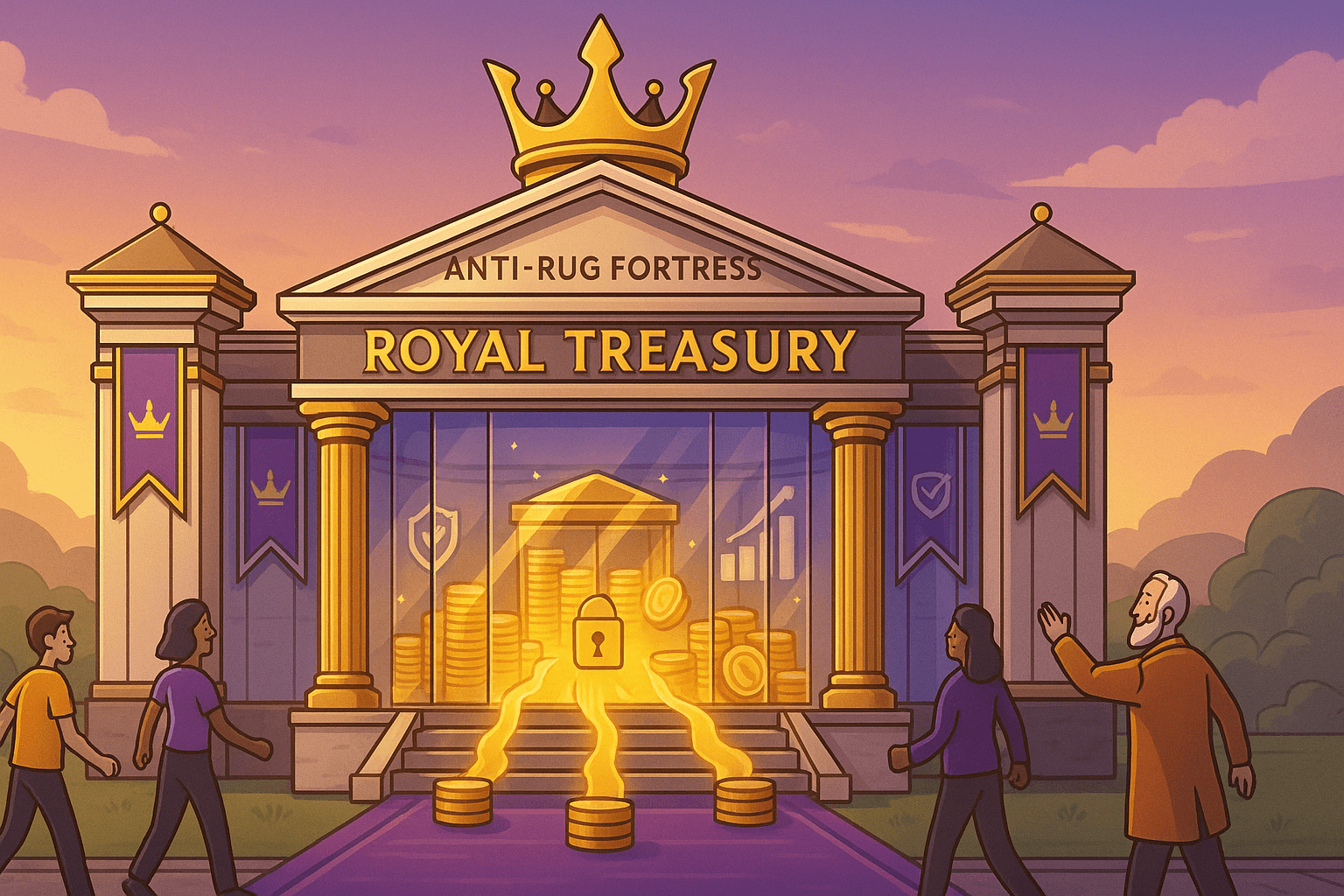 CROWNIE Royal Treasury - Anti-Rug Fortress